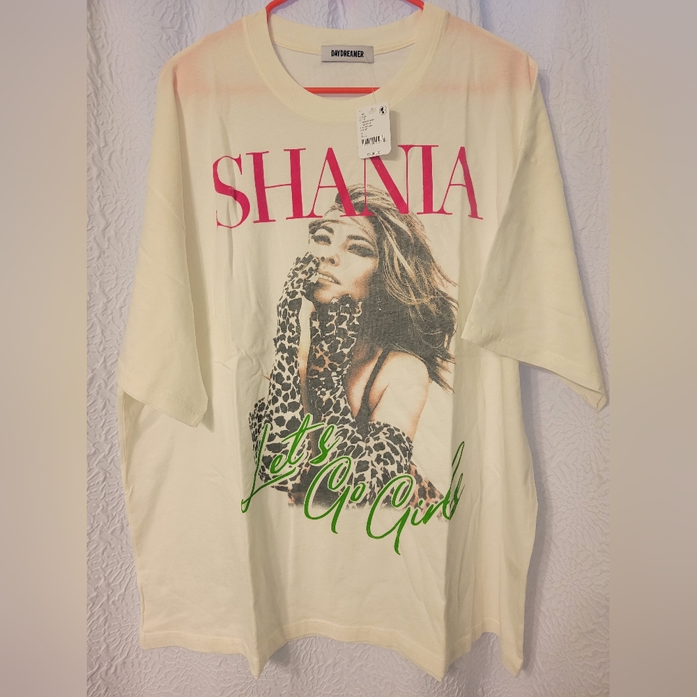 NWT FREE PEOPLE SHAINA TWAIN LETS GO GIRLS Tshirt